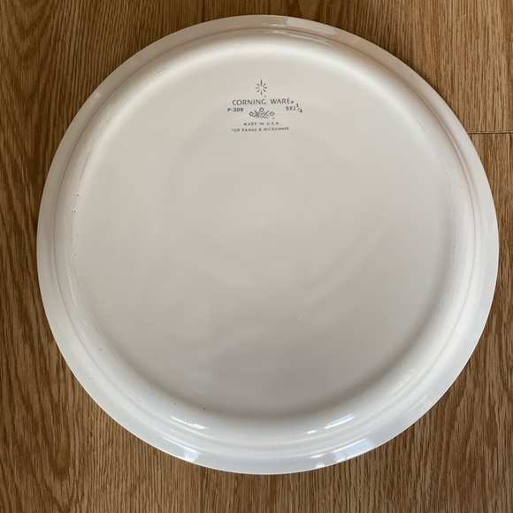 Corning Ware 9” Pie Plate Made In USA P-309 - Picture 2 of 3
